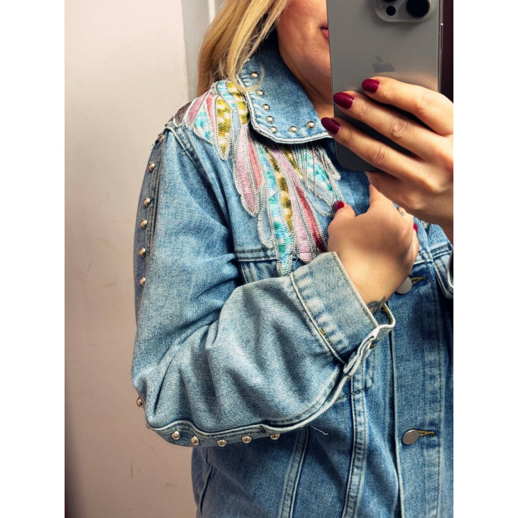 Giacca in denim / giacca jeans donna